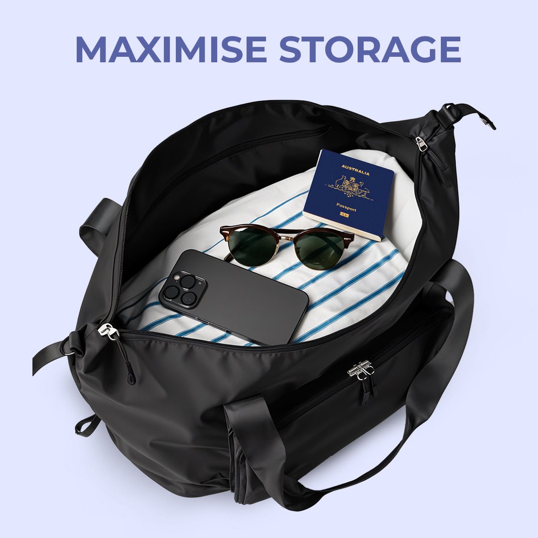 Vesitiivis Matkalaukku - 7 Päivän Matka Yhdessä Laukussa & Useita Taskuja - EmiyoSuomi - Leirintäalue