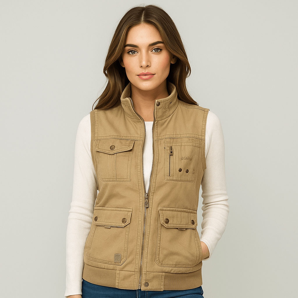 Vintage Monikäyttöinen Liivi - Tyylikäs Mukavuus - Joustava Käyttö - EmiyoSuomi - Naisten liivi