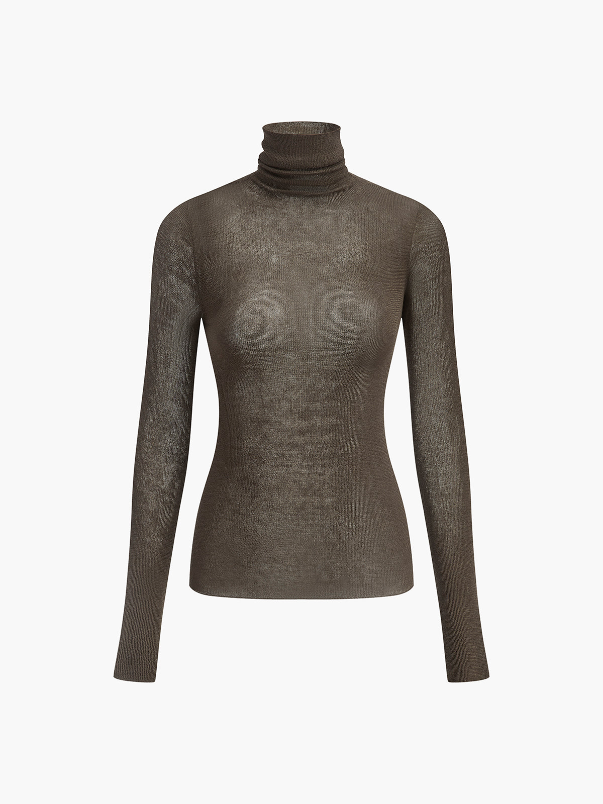 Naisten villasekoite turtleneck sweater poolokauluksella säännöllinen istuvuus
