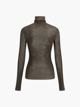 Naisten villasekoite turtleneck sweater poolokauluksella säännöllinen istuvuus