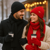 Yhdistelmä Talvimuodikas – Pipo, Huivi ja Lämpimät Hanskat - EmiyoSuomi - Lämpimät pipot