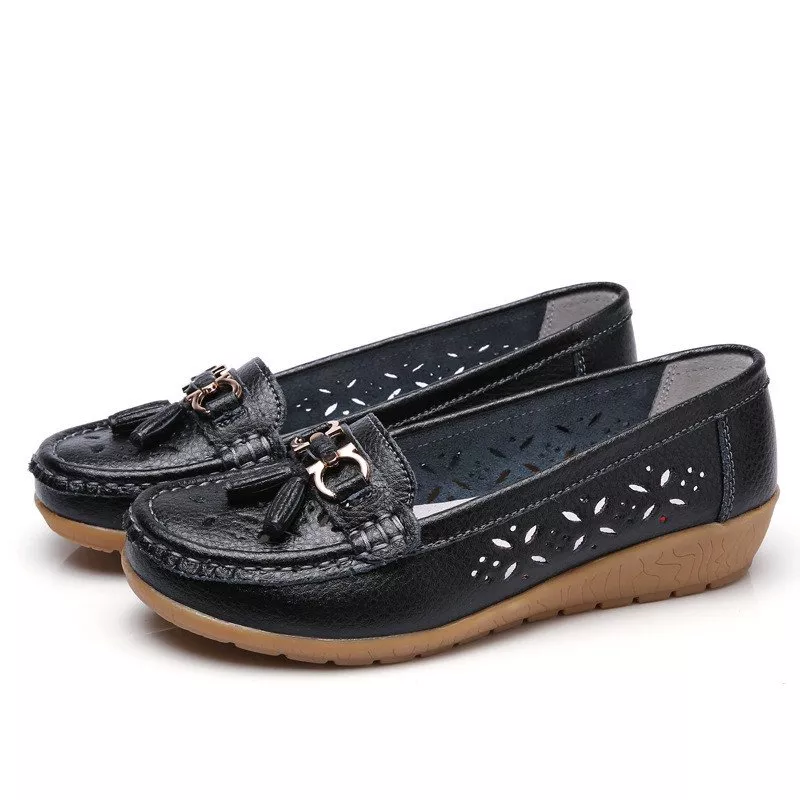 Tina | Pehmeät ja hengittävät mokasiinisandaalit-Shoes-EmiyoSuomi
