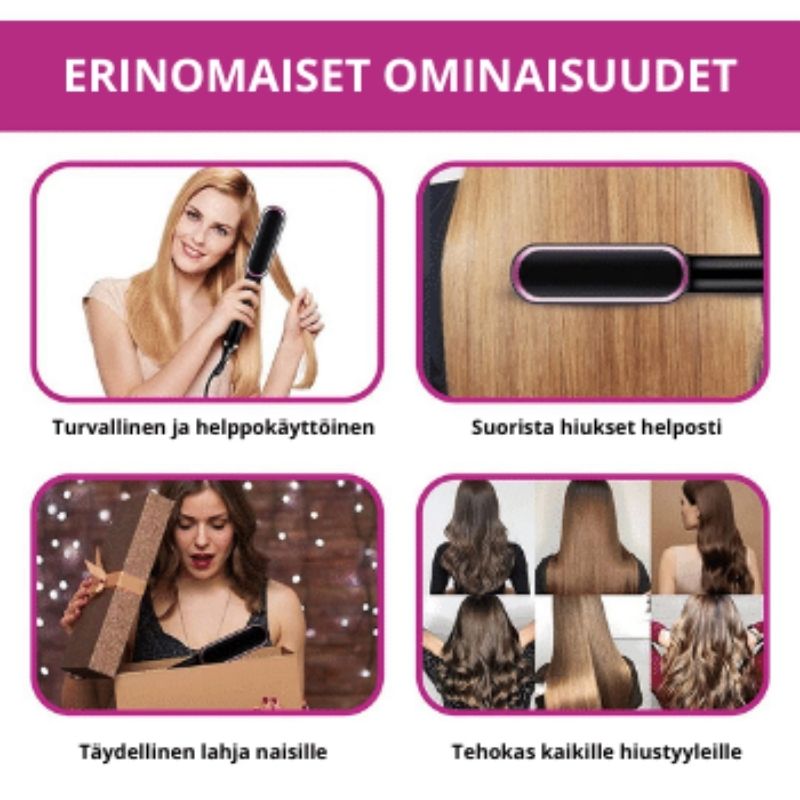 Magic Comb | Ioninen hiusten suoristusrauta-EmiyoSuomi
