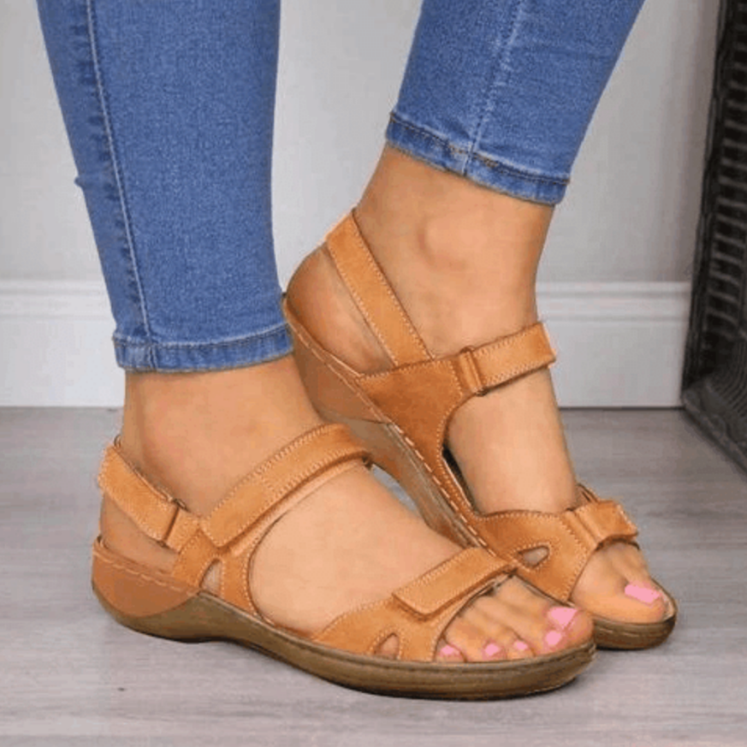 Valerie | Premium-ortopediset avokärkiset sandaalit-Shoes-EmiyoSuomi
