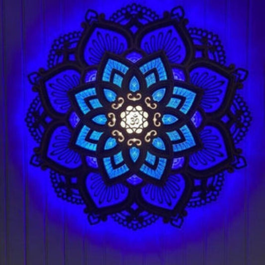 Mandala | Käsintehty seinävalaisin-EmiyoSuomi