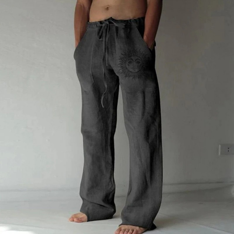 Manny | Muoti Streetwear suorat housut-Clothing-EmiyoSuomi