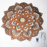 Mandala | Käsintehty seinävalaisin-EmiyoSuomi