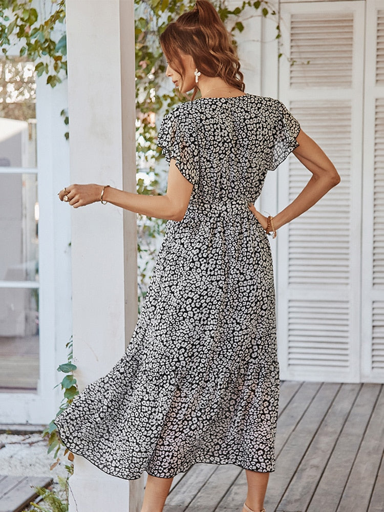 Twirl™ | Pitkä tyylikäs mekko