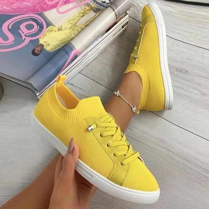 Rabiya | Ontto ulos pyöreäkärkiset rennot tennarit-Shoes-EmiyoSuomi