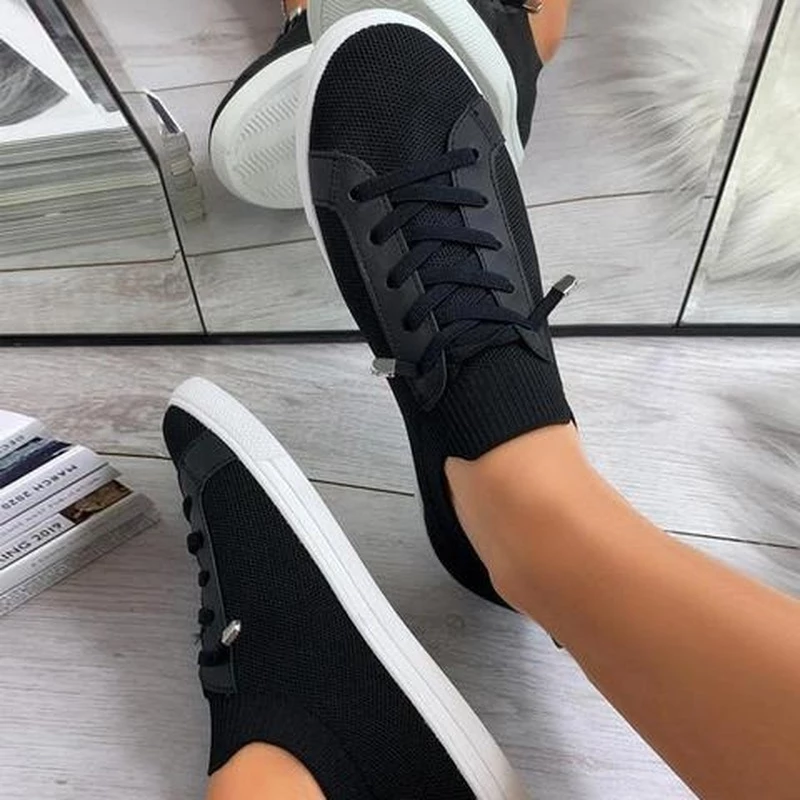 Rabiya | Ontto ulos pyöreäkärkiset rennot tennarit-Shoes-EmiyoSuomi