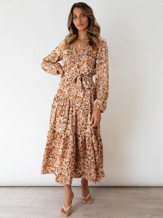 Fina | Muodikas pitkä mekko-Clothing-EmiyoSuomi