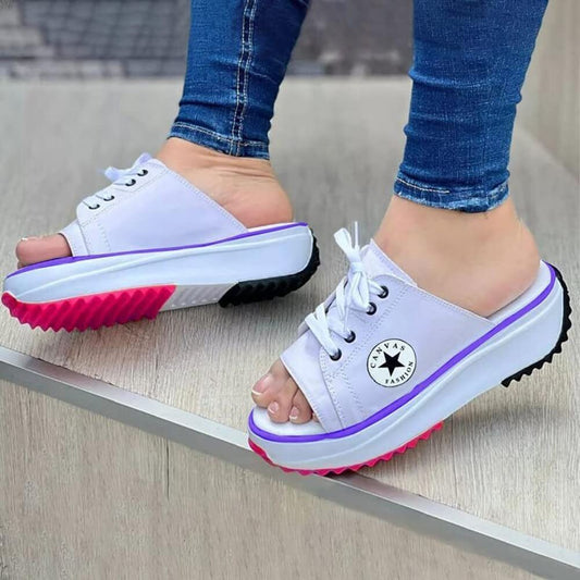 Gail | Hengittävät rento kangassandaalit-Shoes-EmiyoSuomi