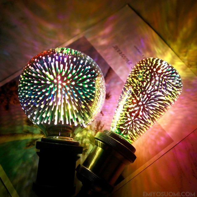 3D Värikäs LED ilotulitus lamppu-Clothing-EmiyoSuomi