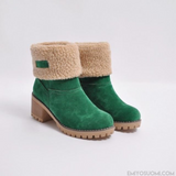 Caddio | Lämpimät mokkanahkaiset talvisaappaat-Shoes-EmiyoSuomi